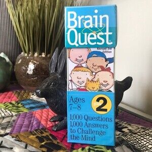 Brain Quest Flashcards Educational Game Grade 2 for 7-8 year olds